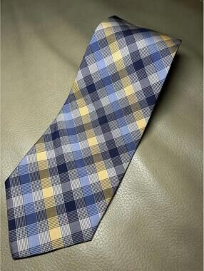 Brooks Brothers Makers Men’s 100% Silk Tie Necktie Multicolor Plaid BB11